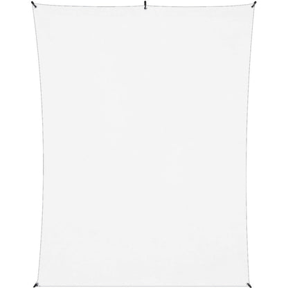Kit Fond Photo Westcott X-Drop + Support 1,5 x 2,1 m, coloris blanc, vue de face 