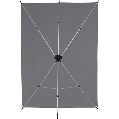 Kit Fond Photo Westcott X-Drop + Support 1,5 x 2,1 m, coloris gris, vue de dos de l'armature du support X-Drop 