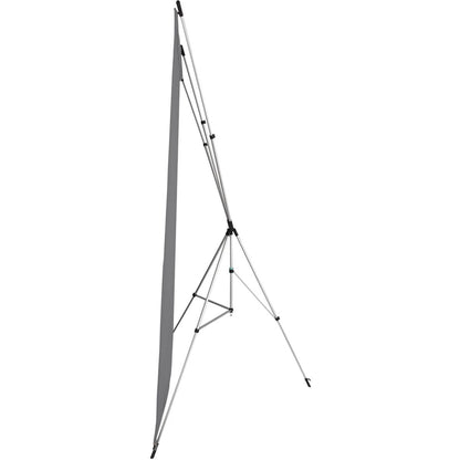 Kit Fond Photo Westcott X-Drop + Support 1,5 x 2,1 m, coloris gris, vue de profil du support 