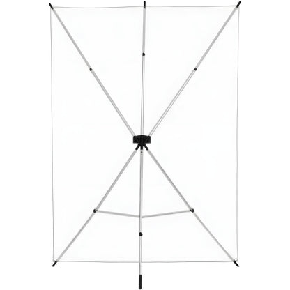 Kit Fond Photo Westcott X-Drop Sweep + Support 1,5 x 3,7 m, coloris blanc, vue de dos de l'armature du support X-Drop 