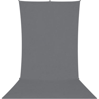 Kit Fond Photo Westcott X-Drop Sweep + Support 1,5 x 3,7 m, coloris gris, vue de face 