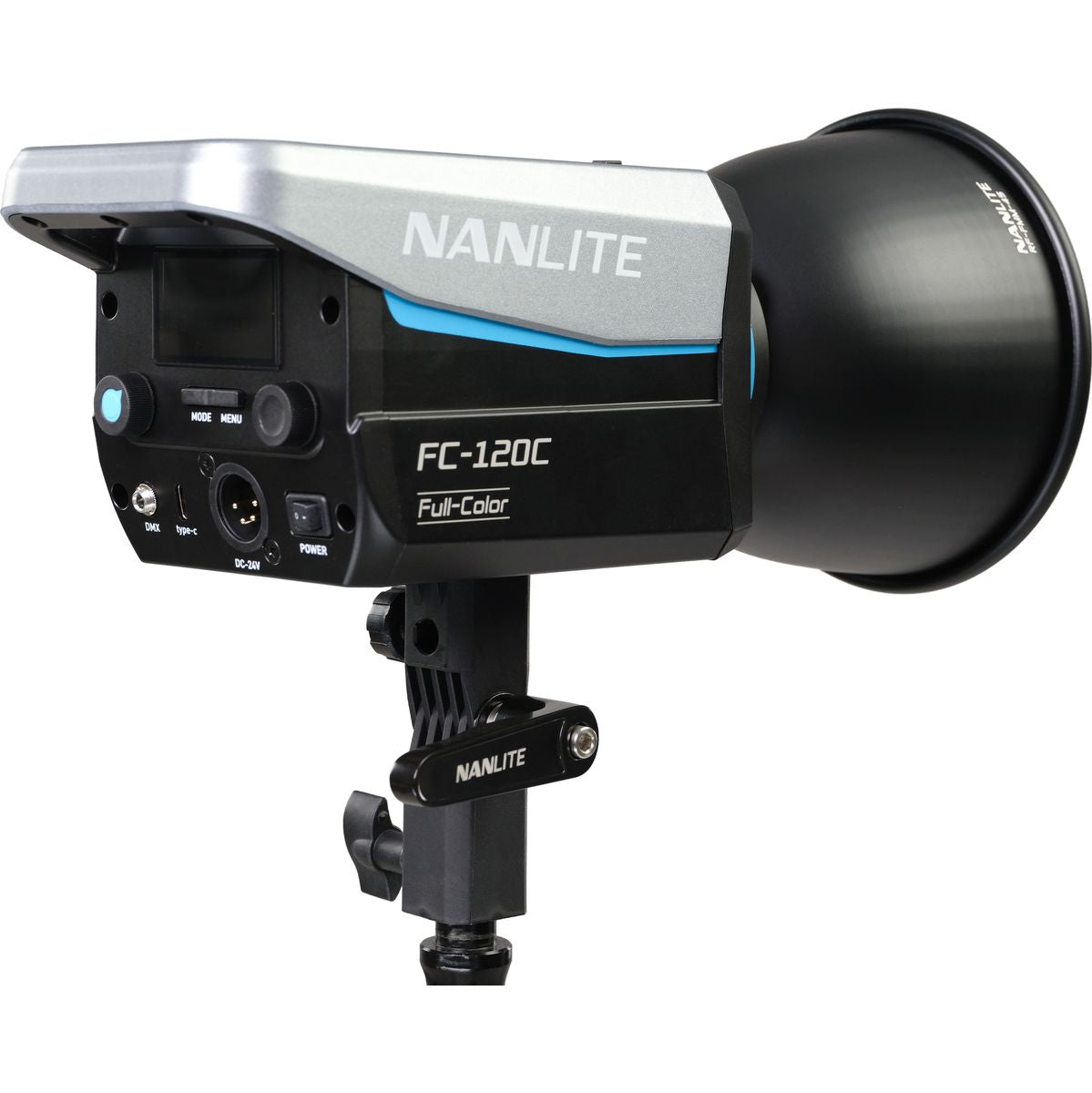 Lampe LED Nanlite FC-120C RGB, vue de face