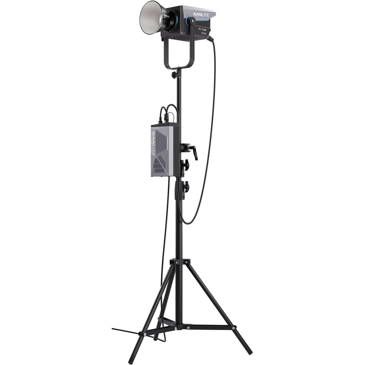 Lampe LED Nanlite FC-720C RGB, écran de contrôle couleur