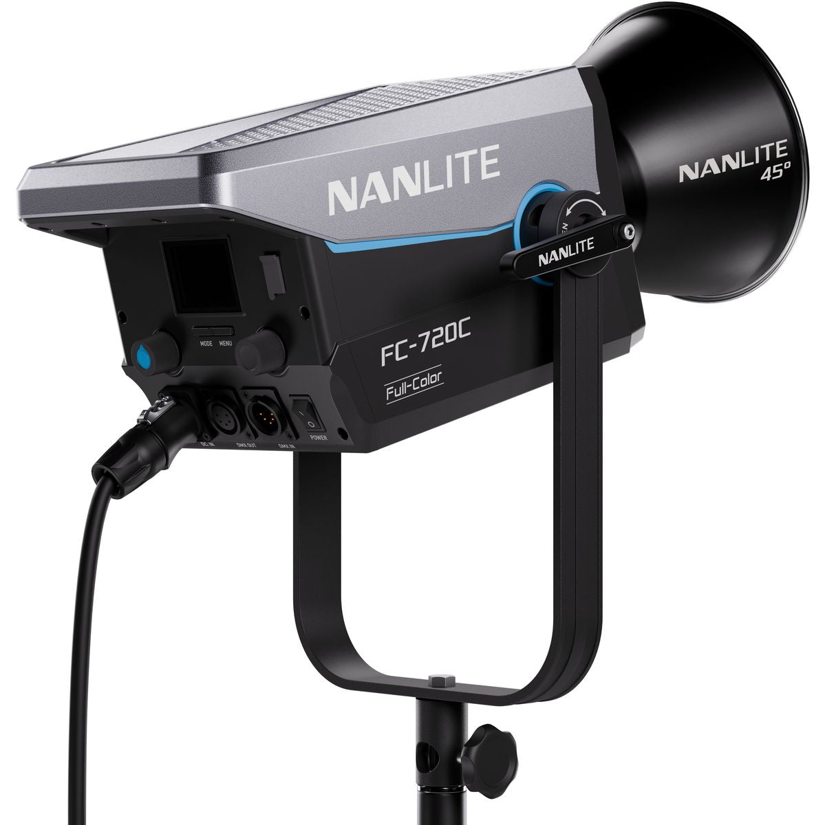 Lampe LED Nanlite FC-720C RGB, vue de face