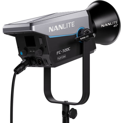 Lampe LED Nanlite FC-720C RGB, vue de face
