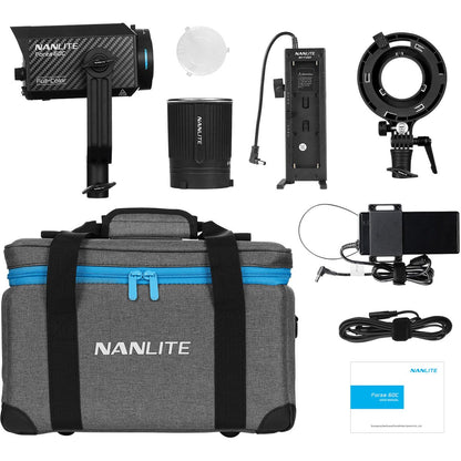 Lampe LED Nanlite Forza 60C RGB, panneau de contrôle couleur