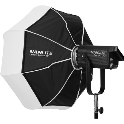 Lampe LED Nanlite Forza 720 Daylight, emplacements batterie V-Mount