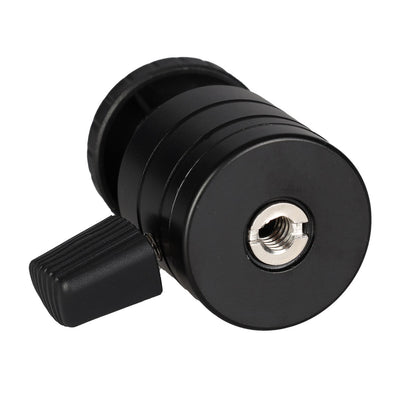 Mini rotule Falcon Eyes MPH-2 vue de dessous, filetage 3/8 pouce