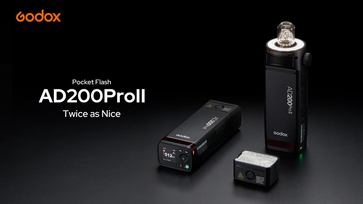 Charger la vidéo: Flash Portable Godox AD200Pro II