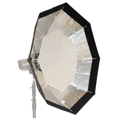 Octabox pliable Falcon Eyes FEOB-11HC montée, petite toile de diffusion intérieure visible