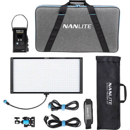 Panneau LED Nanlite Pavoslim 120B, vue de face
