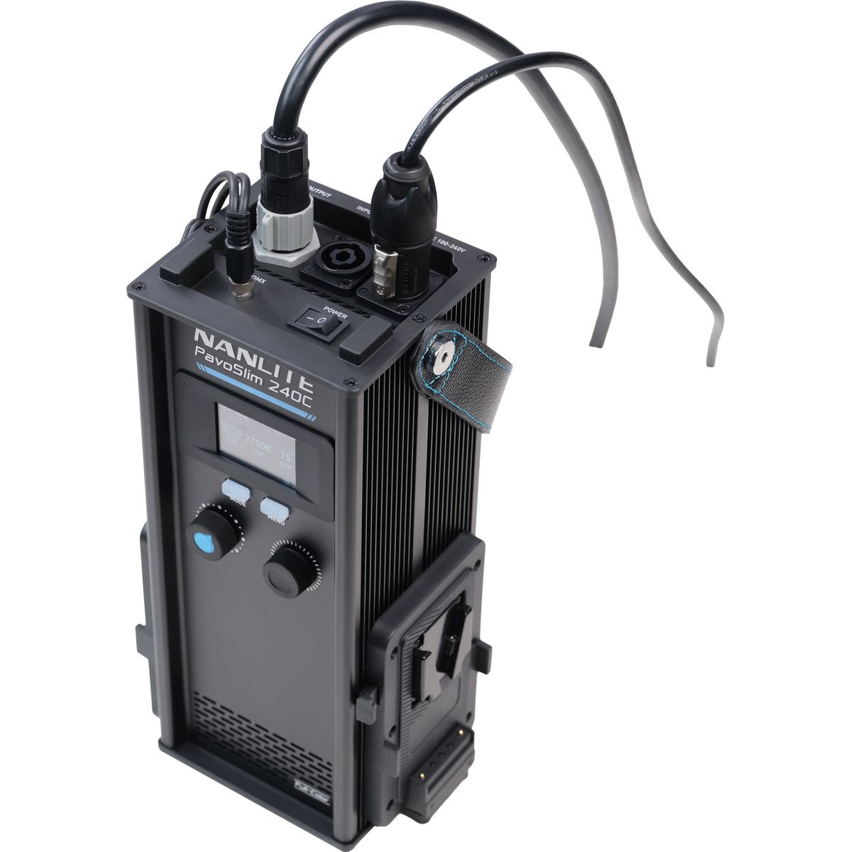 Panneau LED Nanlite Pavoslim 240C, panneau de contrôle