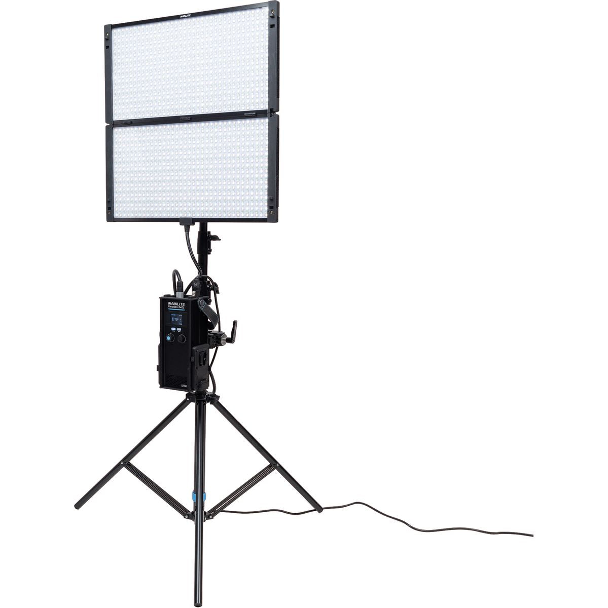 Panneau LED Nanlite Pavoslim 240C, softbox pliante