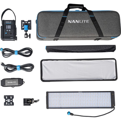 Panneau LED Nanlite Pavoslim 60CL, vue de face