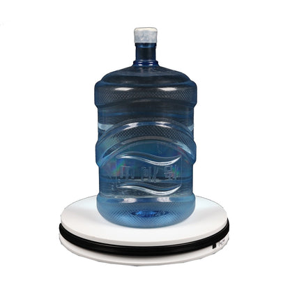 Plateau tournant Falcon Eyes T360-A1 45 cm supportant une bonbonne d'eau 