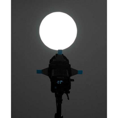 Projecteur gobo Nanlite FM-Mount, détail de la lentille 