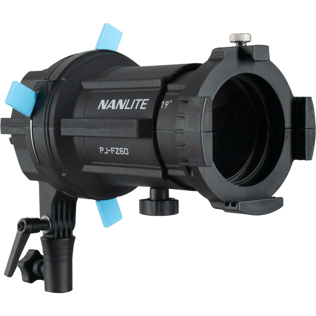 Projecteur gobo Nanlite FM-Mount, vue de face #Angle_19°