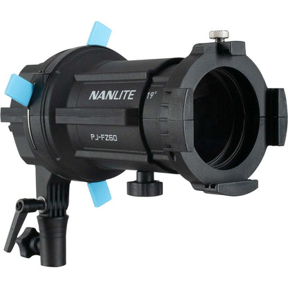 Projecteur gobo Nanlite FM-Mount, vue de face 