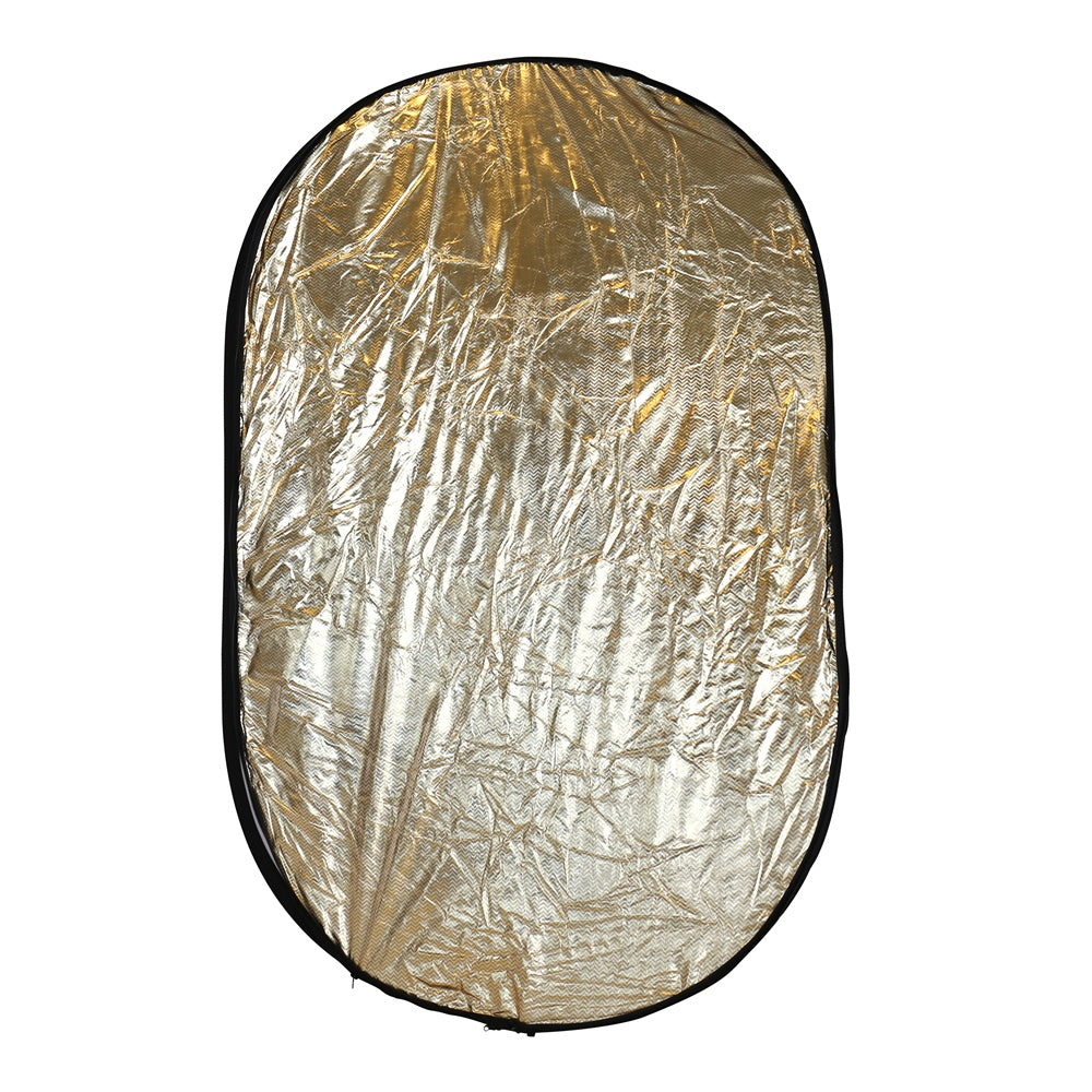 Face soleil or et argent du réflecteur ovale Falcon Eyes RRK7-4066 