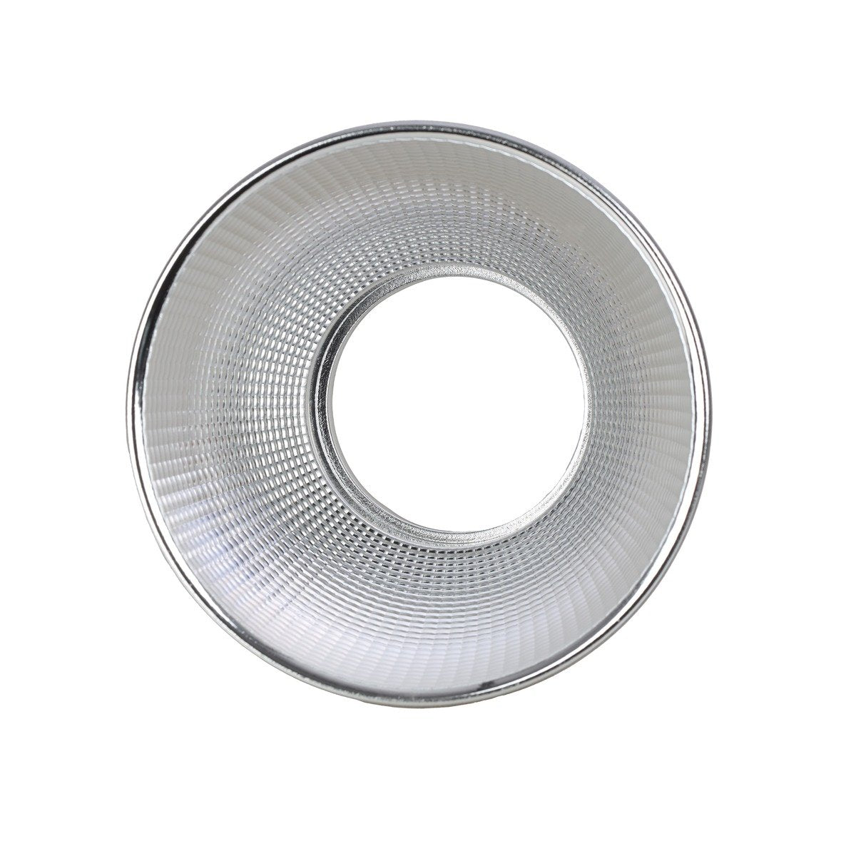 Intérieur argenté texturé du réflecteur standard Sirui de 18 cm, vu de face