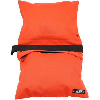 Sac de lest Caruba Double PRO orange Large à plat, fermeture éclair et sangle noire 