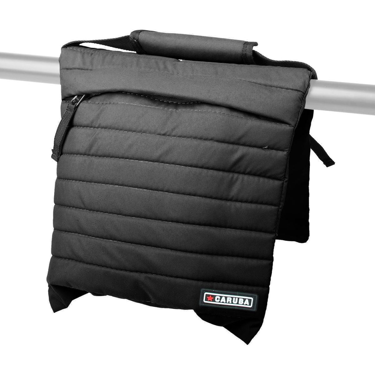 Sac de lest Caruba Double noir, suspendu à une barre 