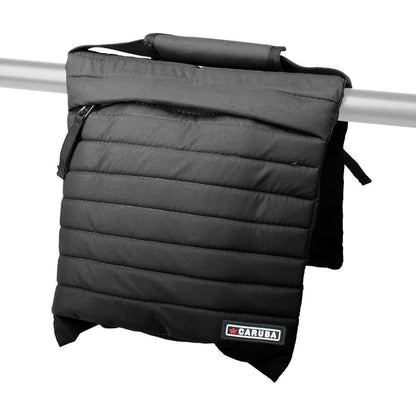 Sac de lest Caruba Double noir, suspendu à une barre 