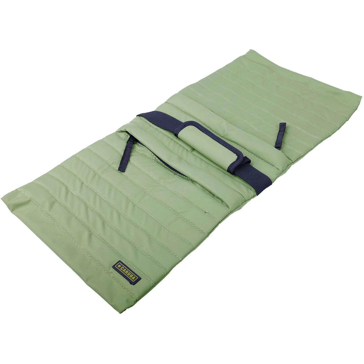 Sac de lest Caruba Double vert, posé sur pied de studio