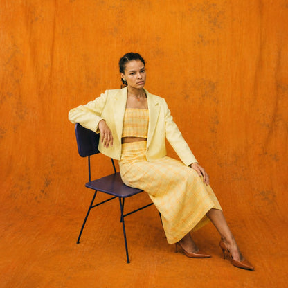 shooting mode toile de fond texturée orange