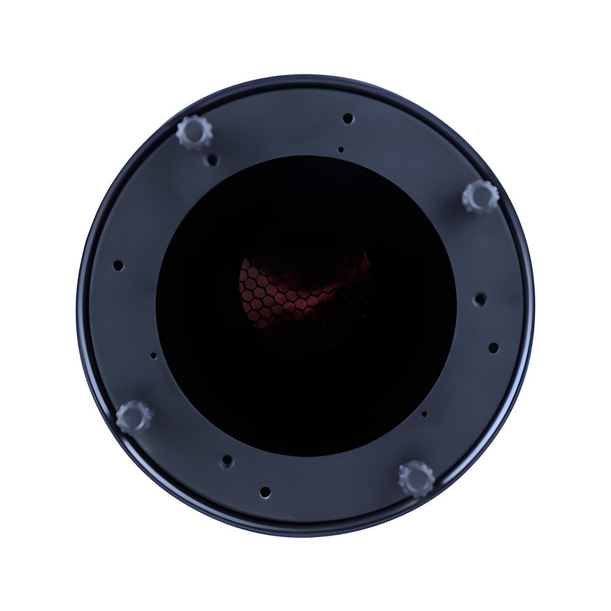 Arrière du snoot conique SK-CS25 avec les quatre vis de réglage du raccord de bague