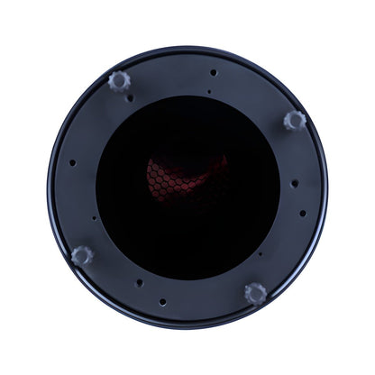 Arrière du snoot conique SK-CS25 avec les quatre vis de réglage du raccord de bague