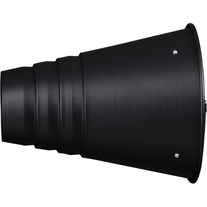 Snoot Pro Godox SN-05 de profil, cône noir de 210 mm à paliers