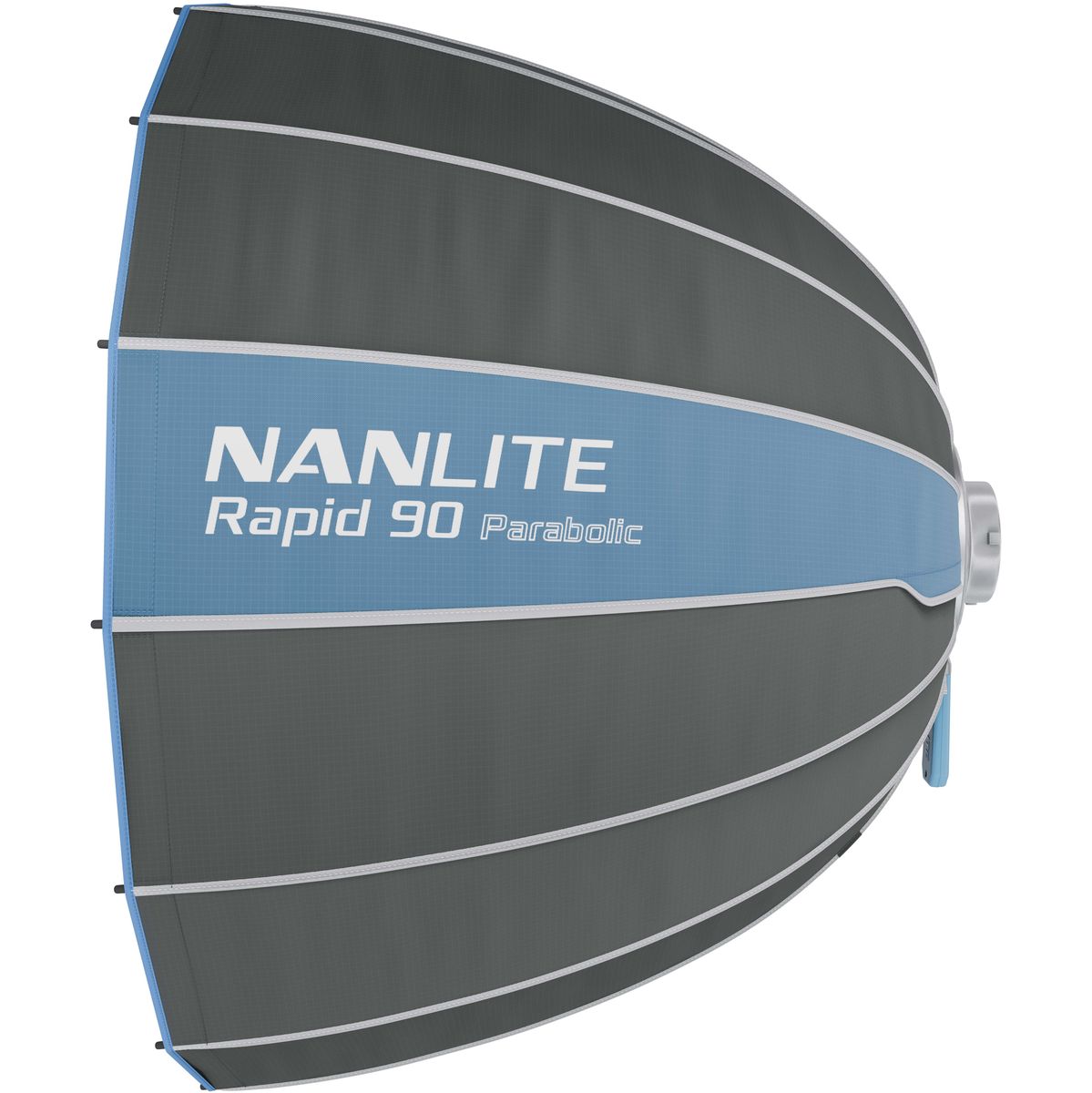 Softbox parabolique rapide Nanlite 90cm, pliée à plat #Diamètre_90cm