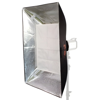 Toile de diffusion intérieure posée au fond de la softbox pliable Falcon Eyes ESBU-5075