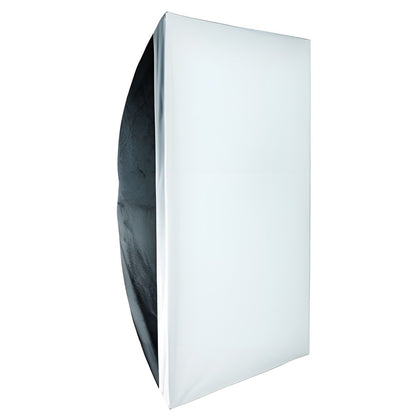 Softbox pliable Linkstar QSSX 60x90 cm rectangulaire de trois quarts, face diffusante blanche 
