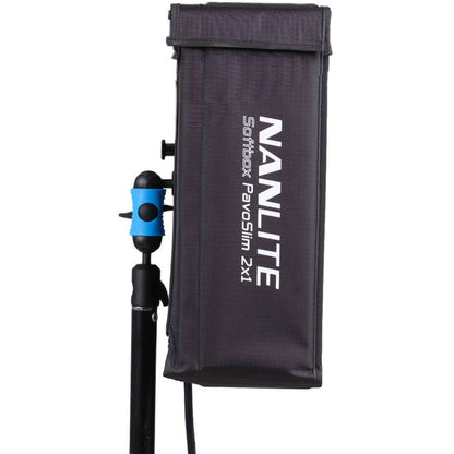 Softbox pliable Nanlite Pavoslim 120cm, housse de transport 