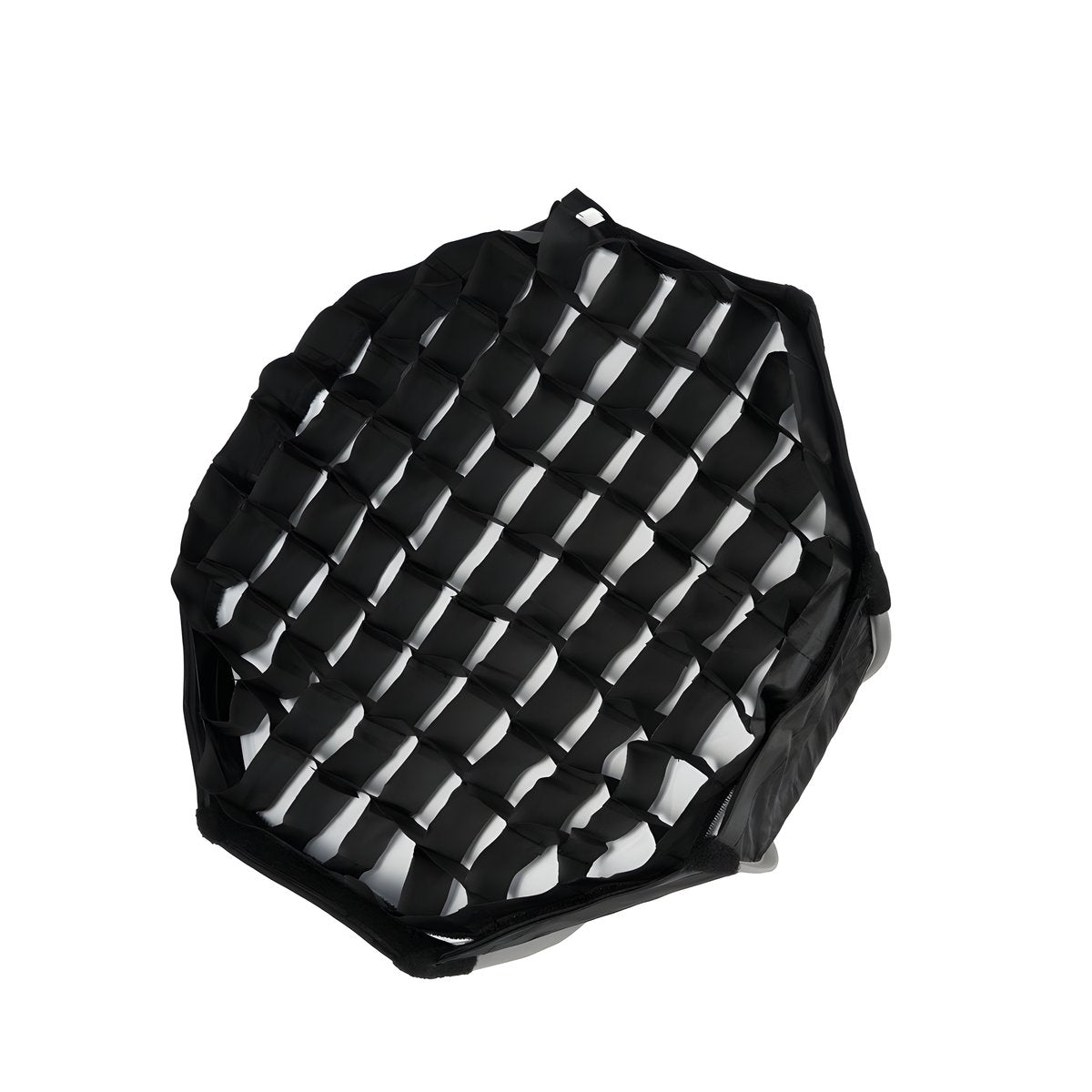 Softbox Sirui QR40 équipée de sa grille nid d'abeille, vue de dessus