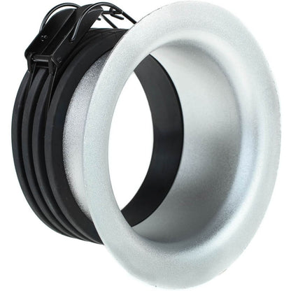Speedring SMDV pour Speedbox-Flip Pro monture Profoto, bague argentée et ressorts de verrouillage noirs 