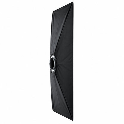 Dos noir de la striplight softbox Linkstar QSSX-30150 et ouverture de la bague 