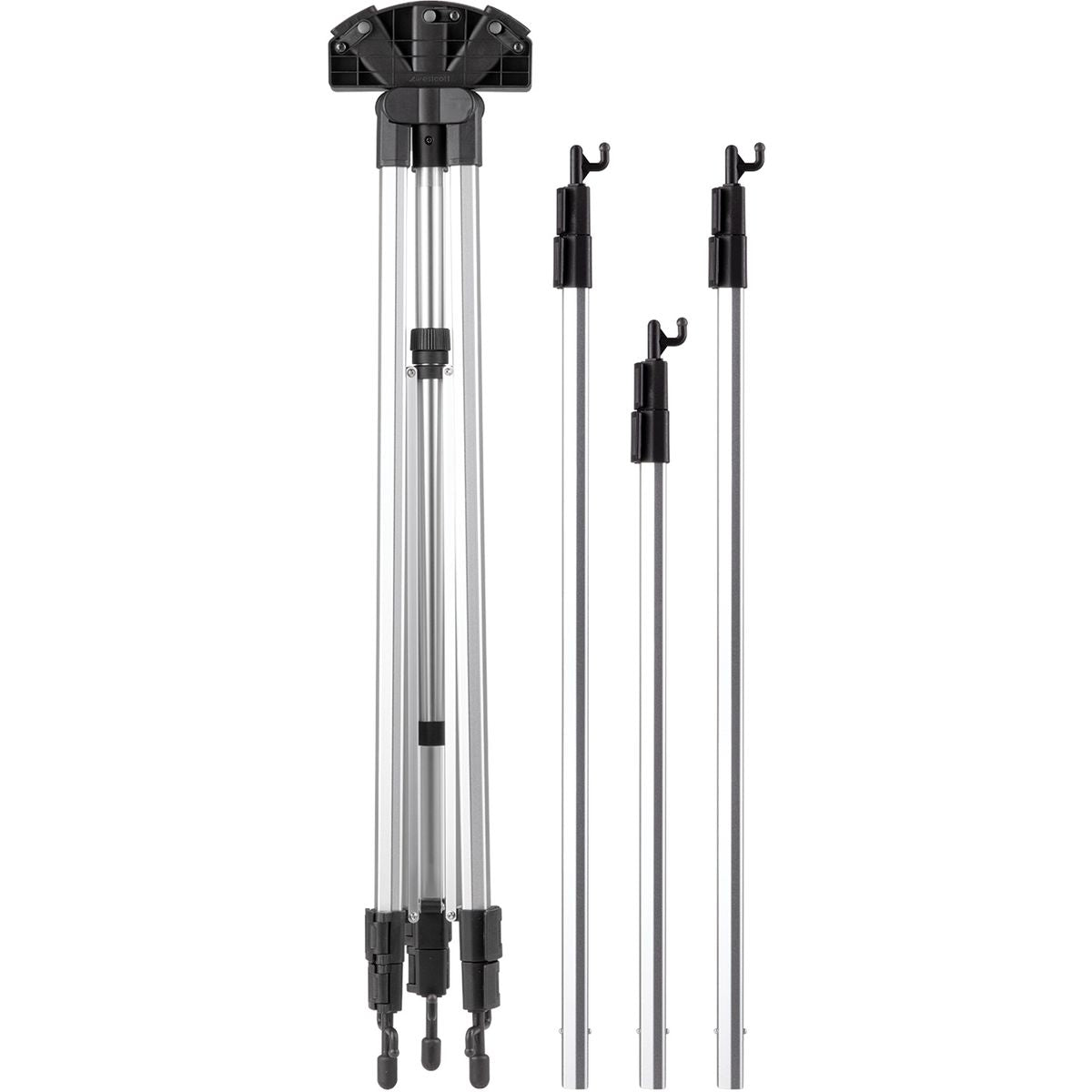 Support de fond photo X-Drop Pro Westcott monté avec une toile