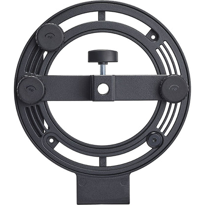 Support rotatif Godox FLB-90 vu de face, anneau noir, barre et molettes de serrage