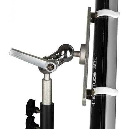 Support rotule Nanlite pour Pavotube simple, tube installé