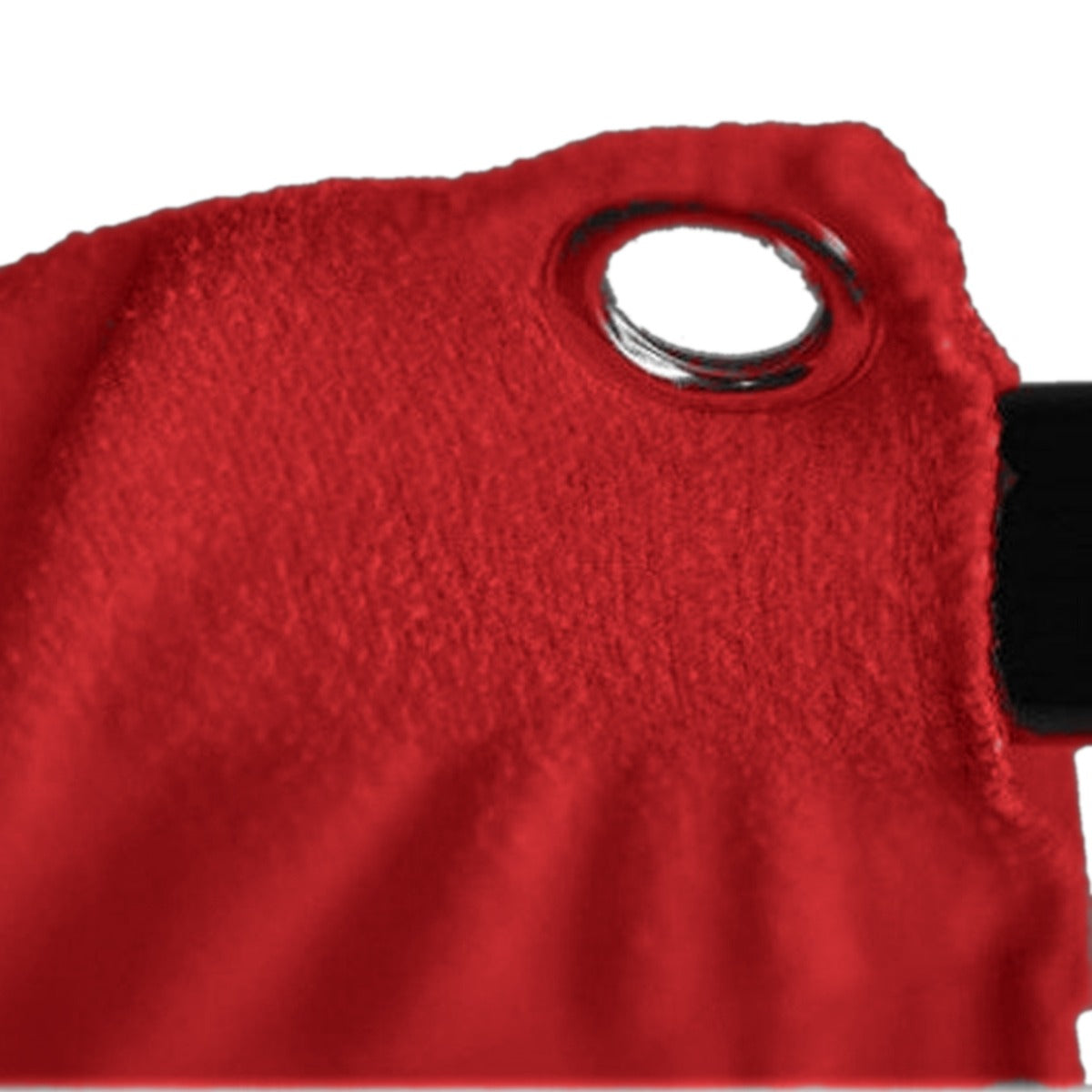 Toile de Fond Photo Anti-Froissage Westcott 2,7 x 3 m, coloris rouge, ourlet à œillets passé sur une barre de fond 