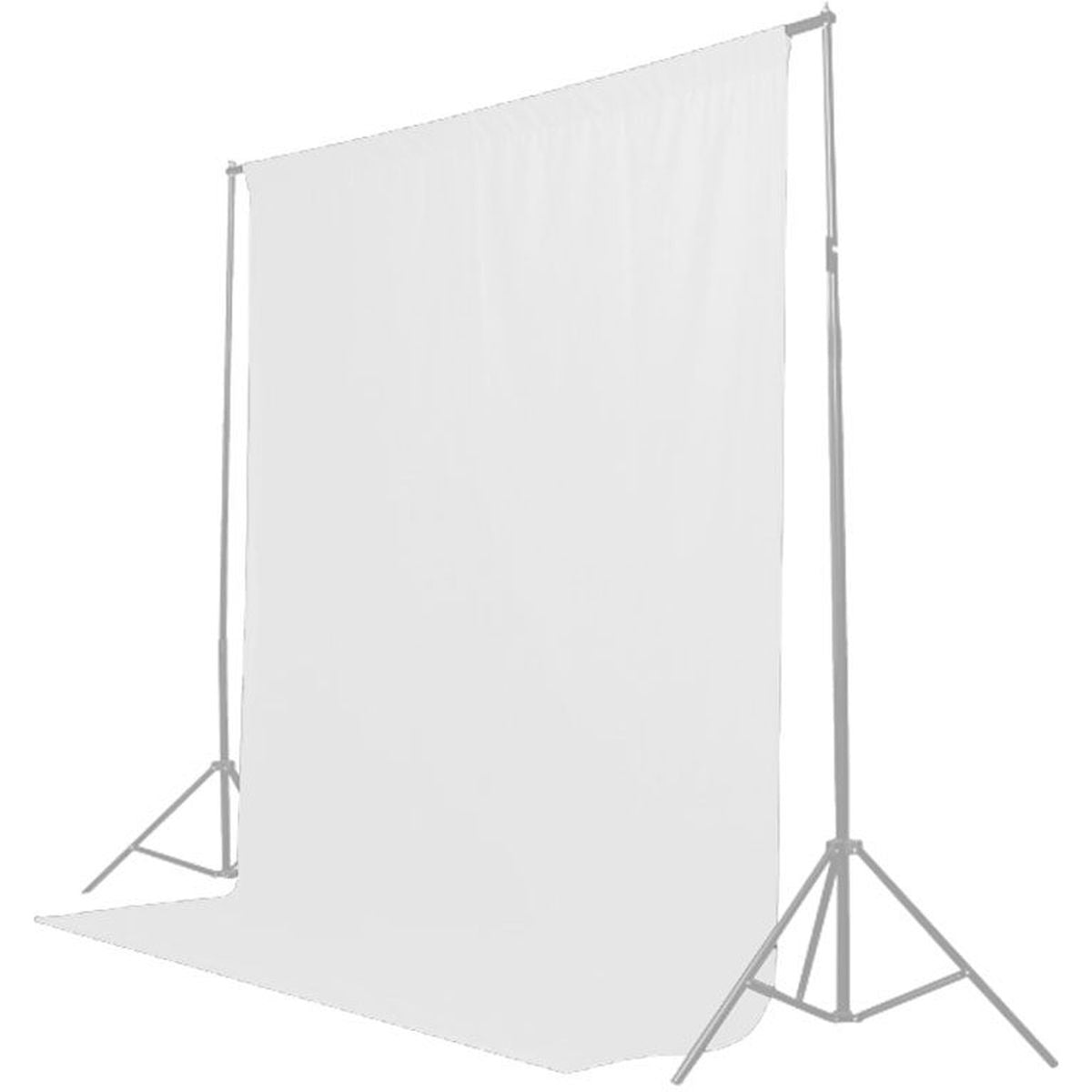 Toile de fond photo Caruba 3x6m blanche, vue d'ensemble 