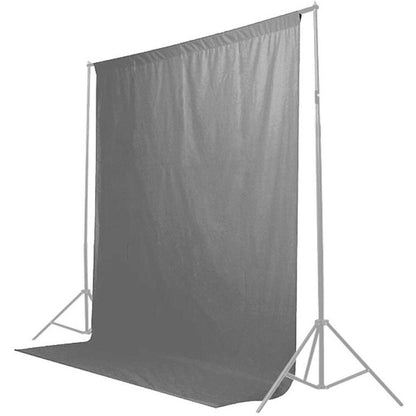 Toile de fond photo Caruba 3x6m grise 