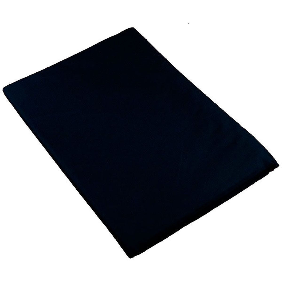 Toile de fond photo Caruba 3x6m noire, gros plan du tissu 