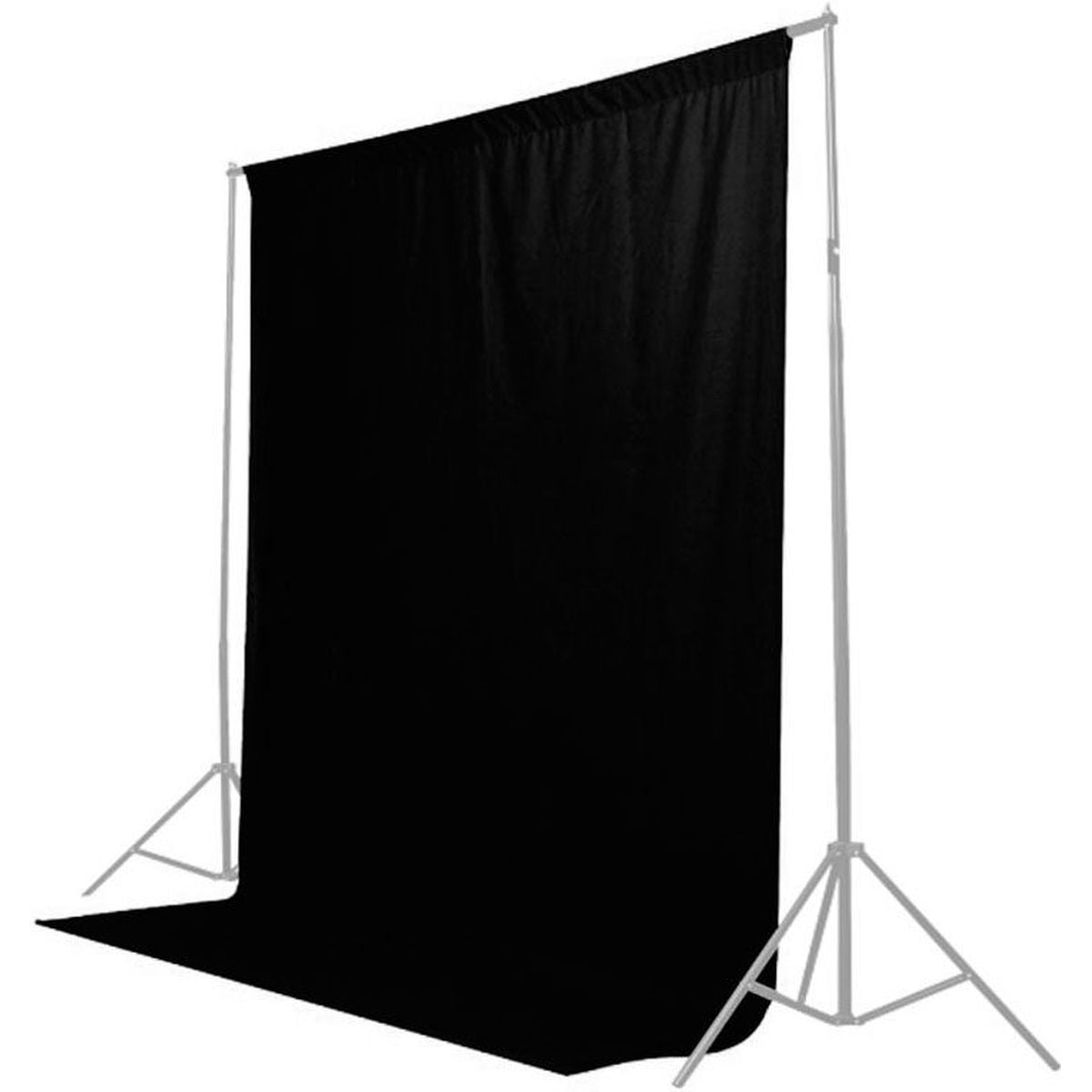 Toile de fond photo Caruba 3x6m noire 
