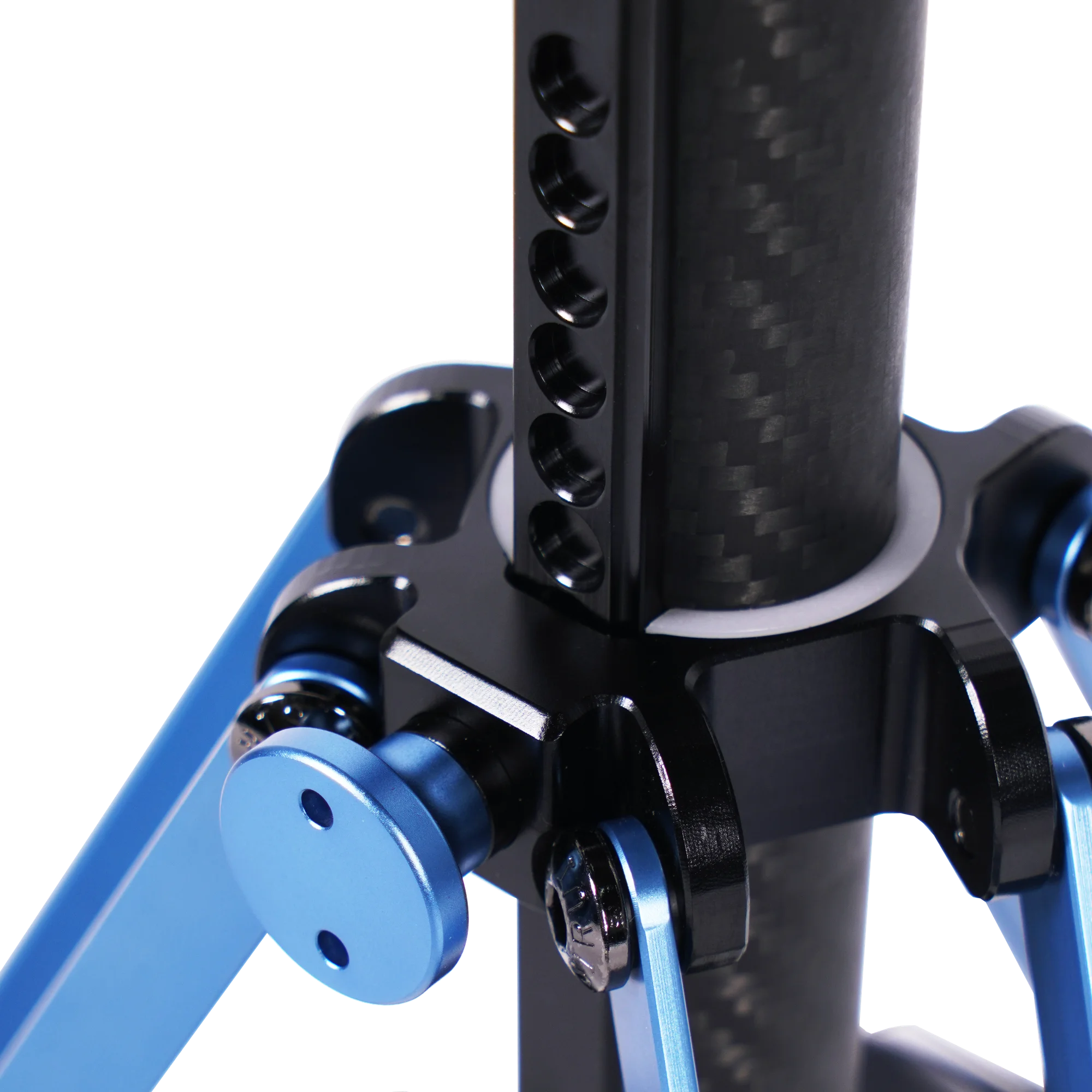 Pied de lumière carbone Sirui DK18, détail sections