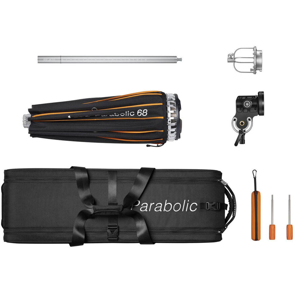 Zoom Box Parabolic P68KIT Godox, housse de transport