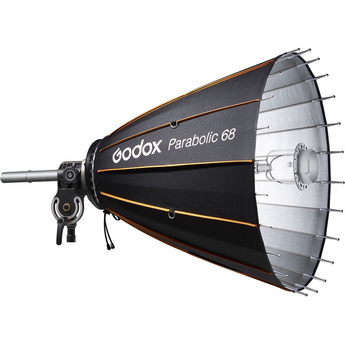 Zoom Box Parabolic P68KIT Godox, monté sur pied studio